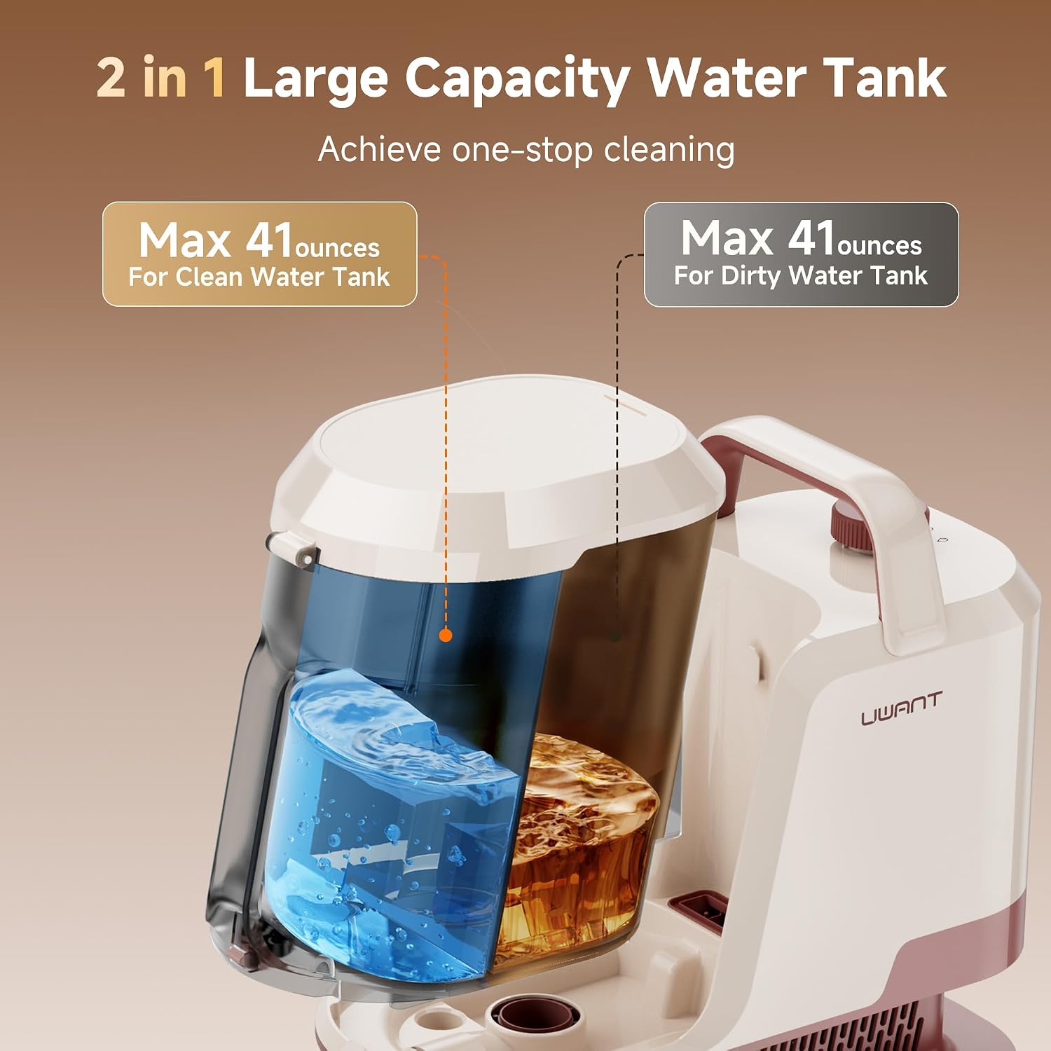 Detalle 1 de Uwant Portable Carpet Cleaner 22 kPa