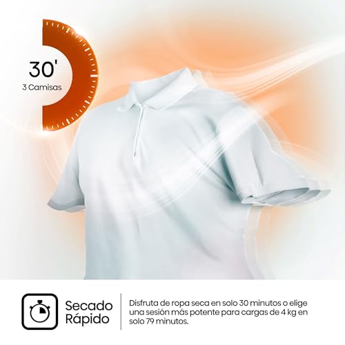 Thumbnail 5 de Hisense DHQE900UWDC: Secadora bomba de calor de 9 kg con secado rápido y finalización diferida