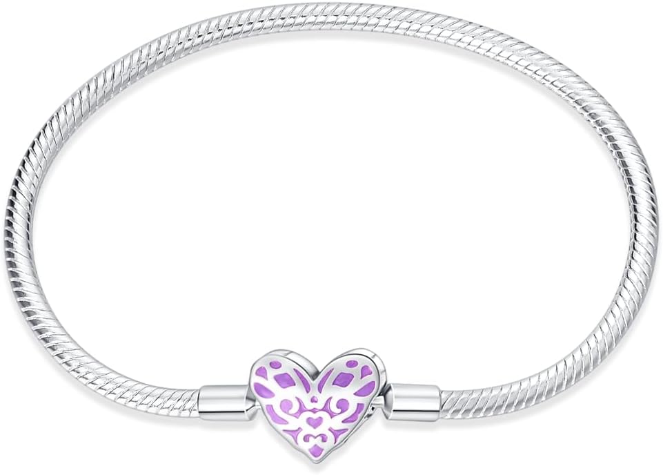 Detalle de TINSLO Moments Bracciale Donna in Argento 925 Snake – stile essenziale e versatile