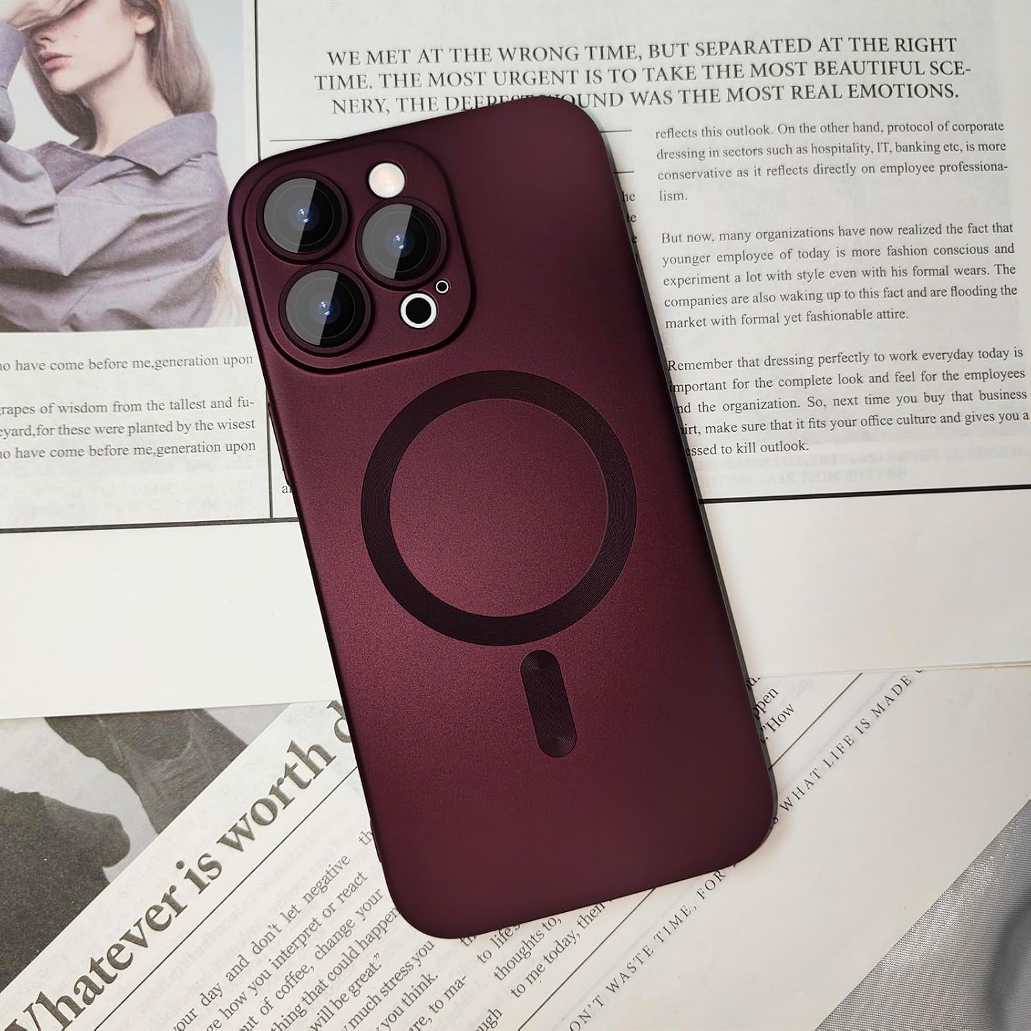 Thumbnail 6 de ankofave Magnetic iPhone 15 Pro Max Case 6.7" 🍎