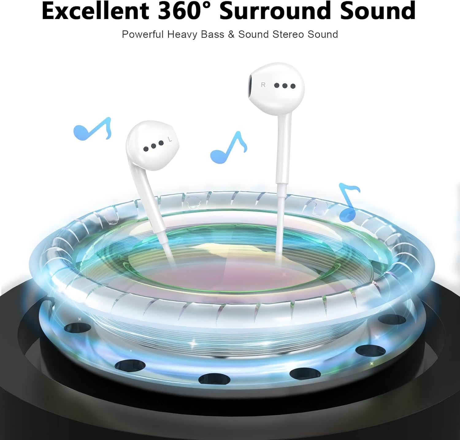 Thumbnail 5 de FUHAYA USB-C Headphones for iPhone 16/15 (2 Pack) with Microphone, Remote & Noise Cancelling Wired Earbuds