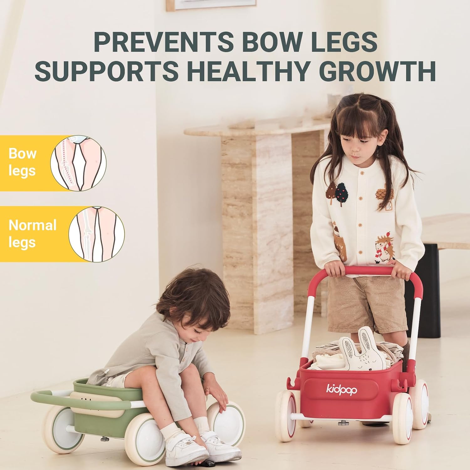 Thumbnail 4 de Kidpop PULA push pull walker wagon 15 kg