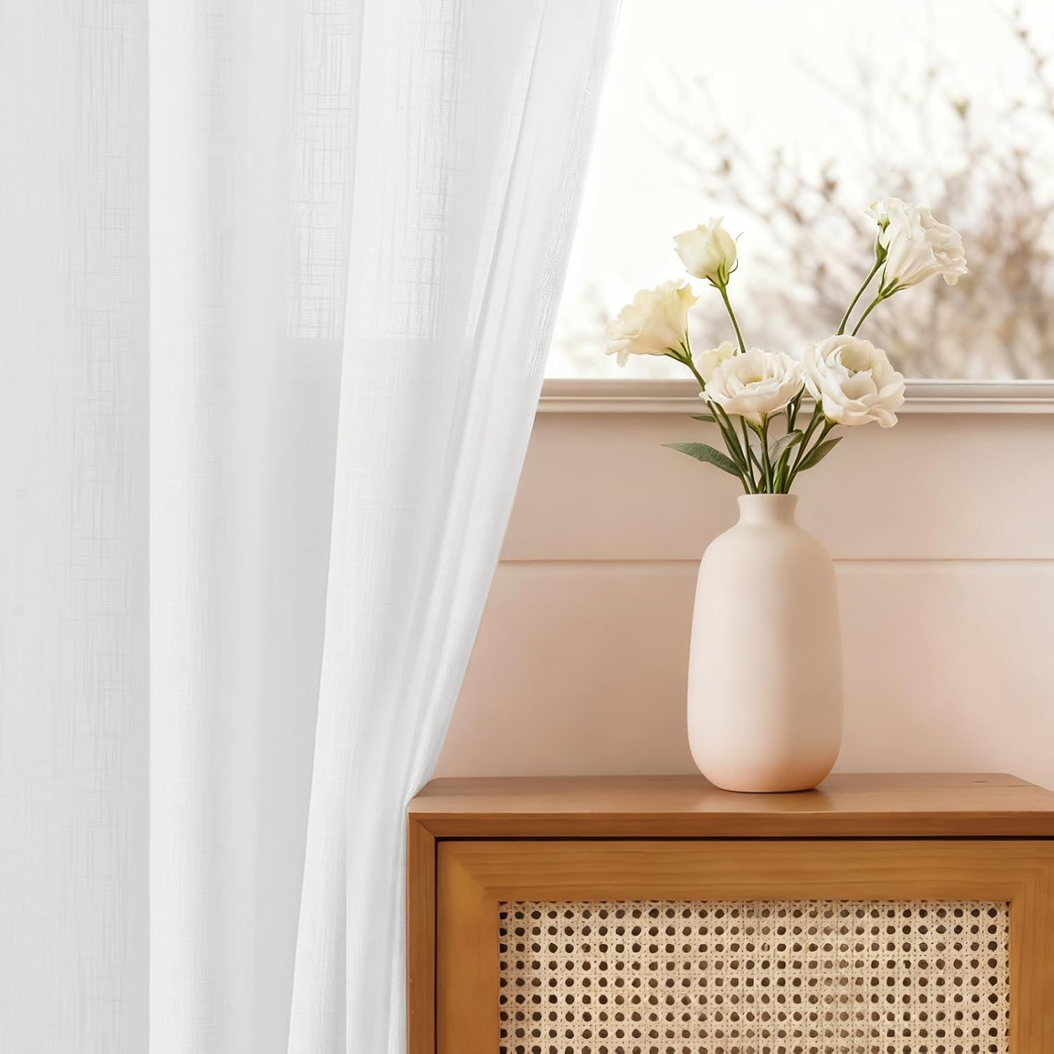 Detalle 2 de Ystyle Rideau transparent 70x120 cm
