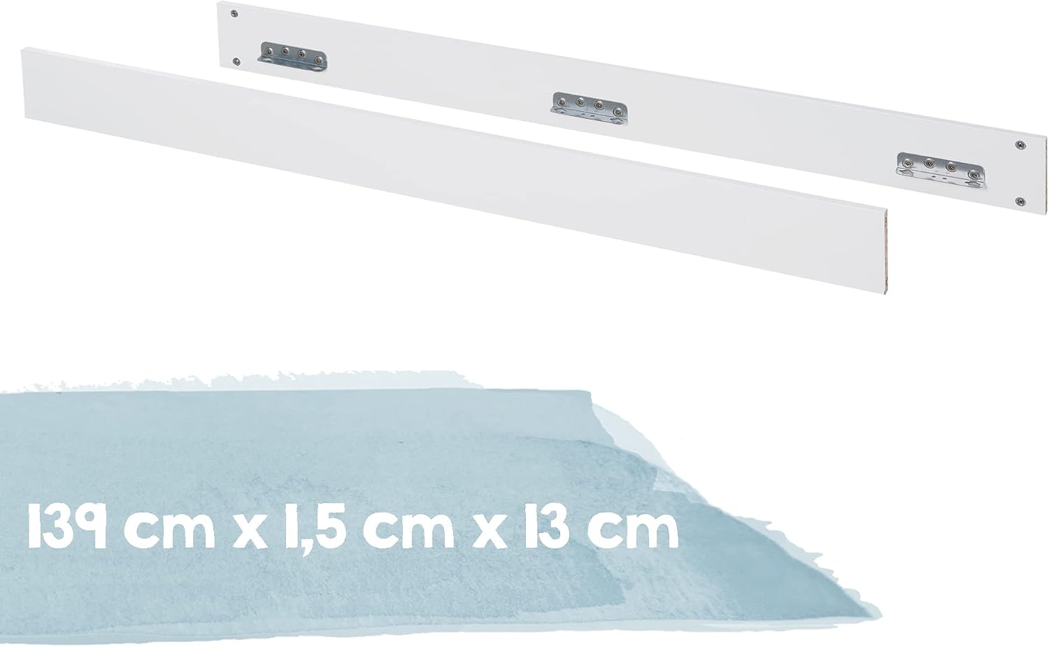 Detalle de roba 10011WE ombouwset voor babybed 70 x 140 cm, wit