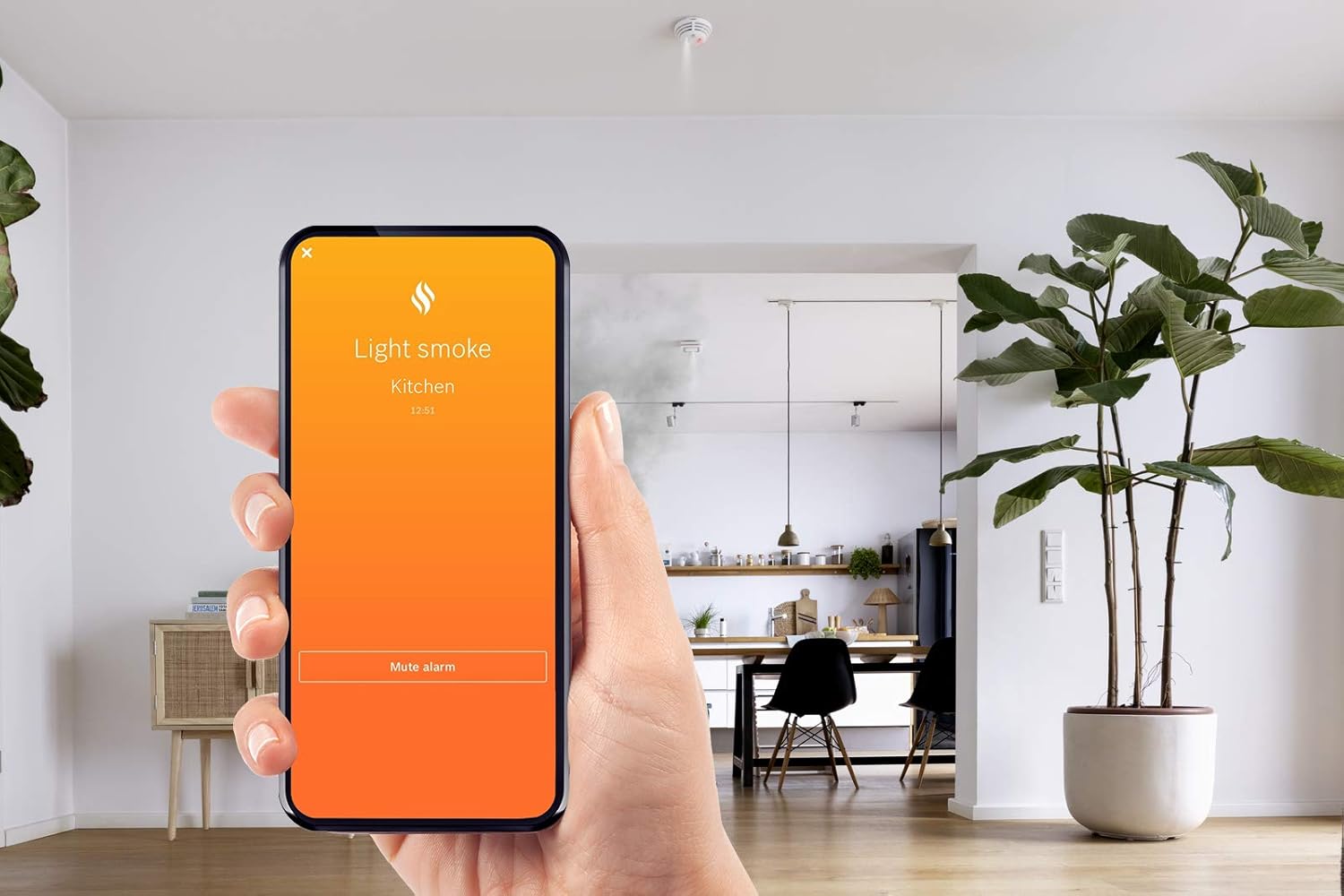 Thumbnail 2 de Bosch Smart Home Twinguard 8750001213, rilevatore di fumo con misurazione qualità dell’aria e app
