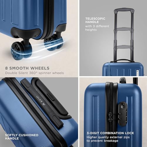 Thumbnail 4 de AVIO Jett 55cm Cabin Suitcase – Lightweight ABS Carry-On