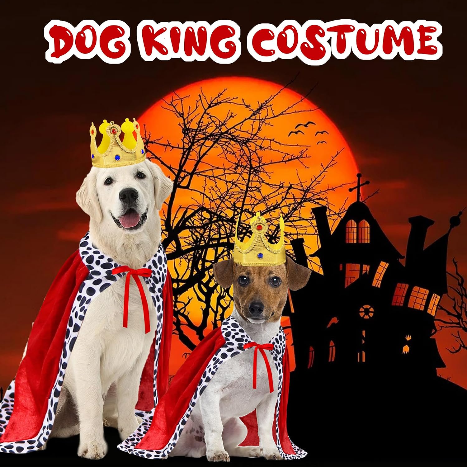 Detalle de GOYOSWA Dog King Costume, Large