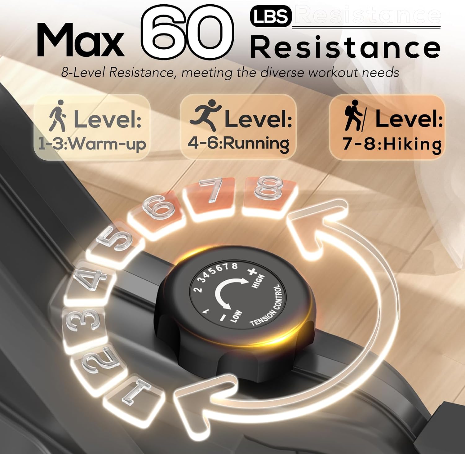 Thumbnail 2 de Keppi Fitness FITRIDE800 Recumbent Exercise Bike, 8 Magnetic Resistance Levels