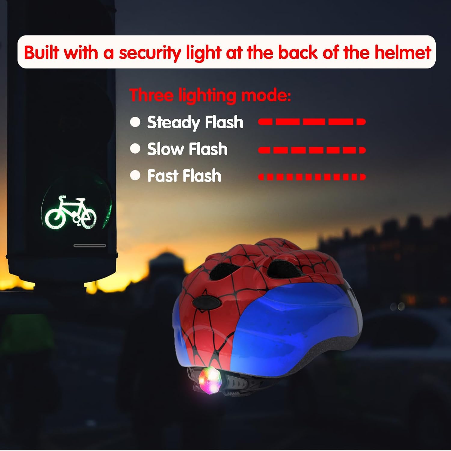 Detalle 2 de Atphfety Kids Helmet Set for Ages 3-8: Protective Bike, Skate & Scooter Gear with Pads