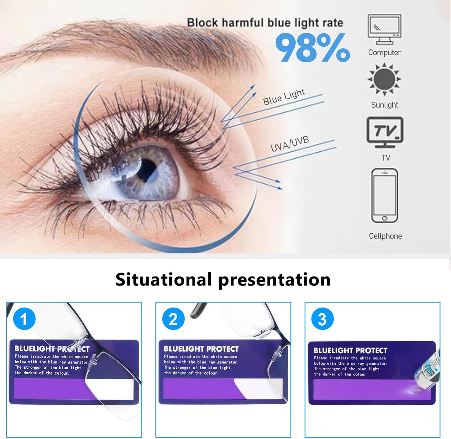 Thumbnail 5 de KoKoBin Half Frame Reading Glasses