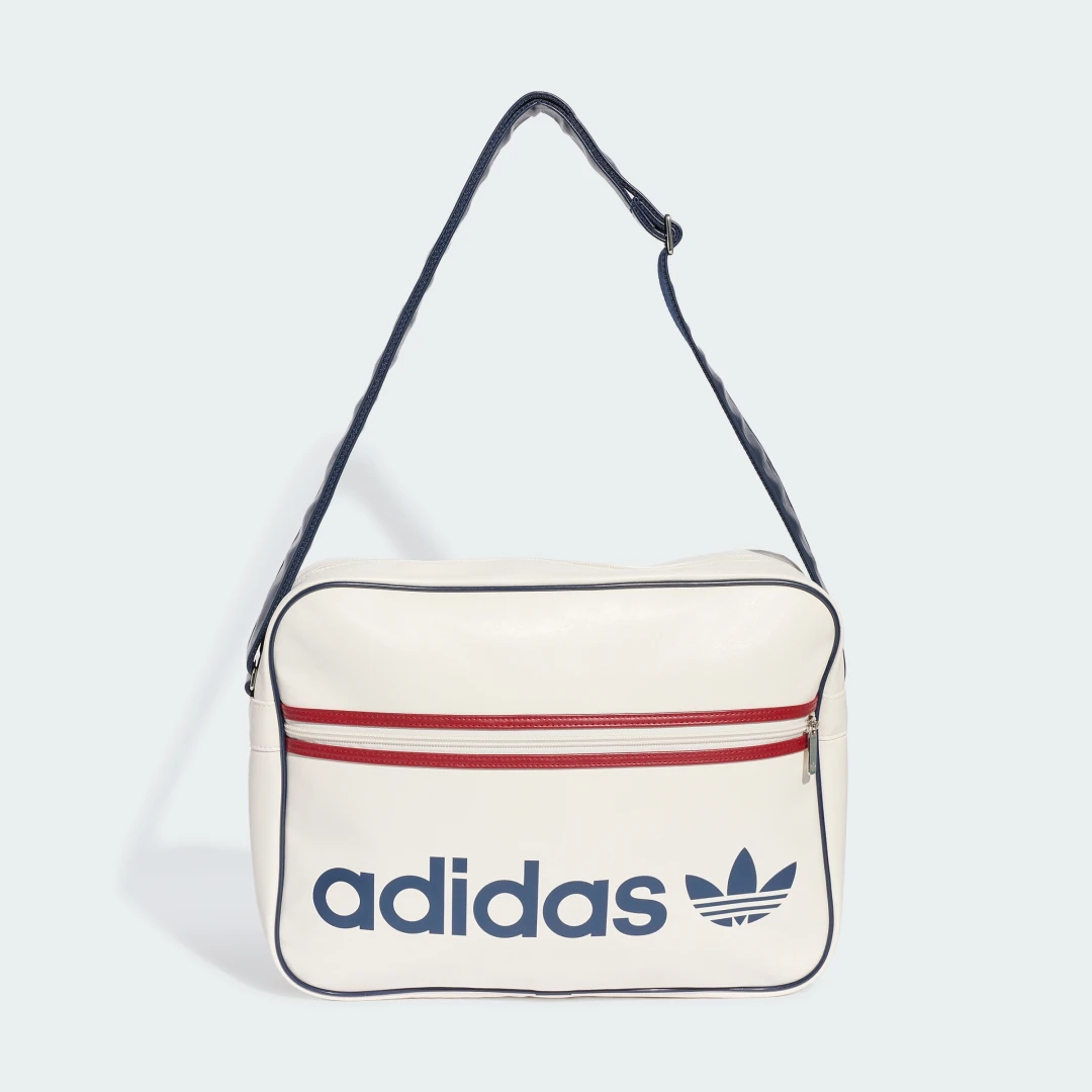 Detalle de Bolso bandolera Airliner OG de Adidas - comodidad y estilo en color Blanco