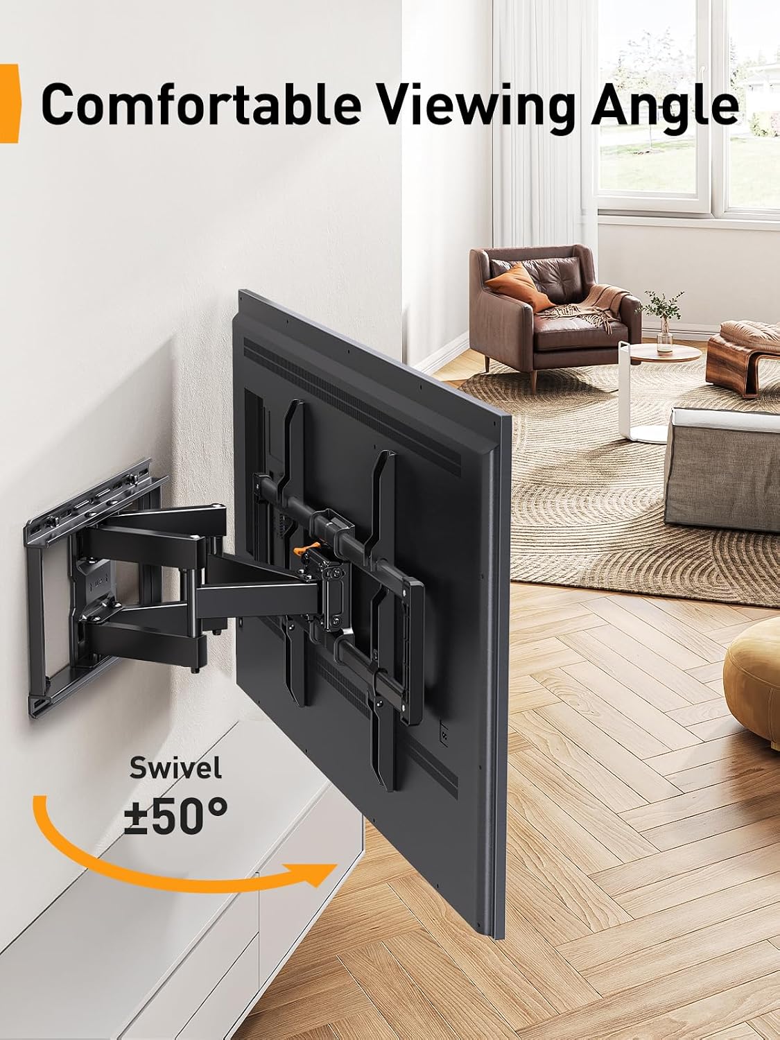 Thumbnail 5 de Perlegear PGLF8 Full Motion TV Mount 132 lb