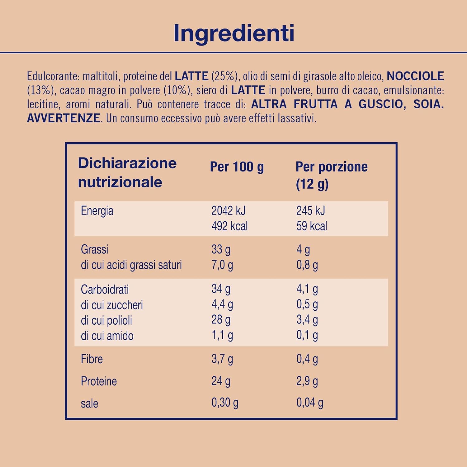 Thumbnail 5 de Enervit Protein Cream Keto 180g 🍫