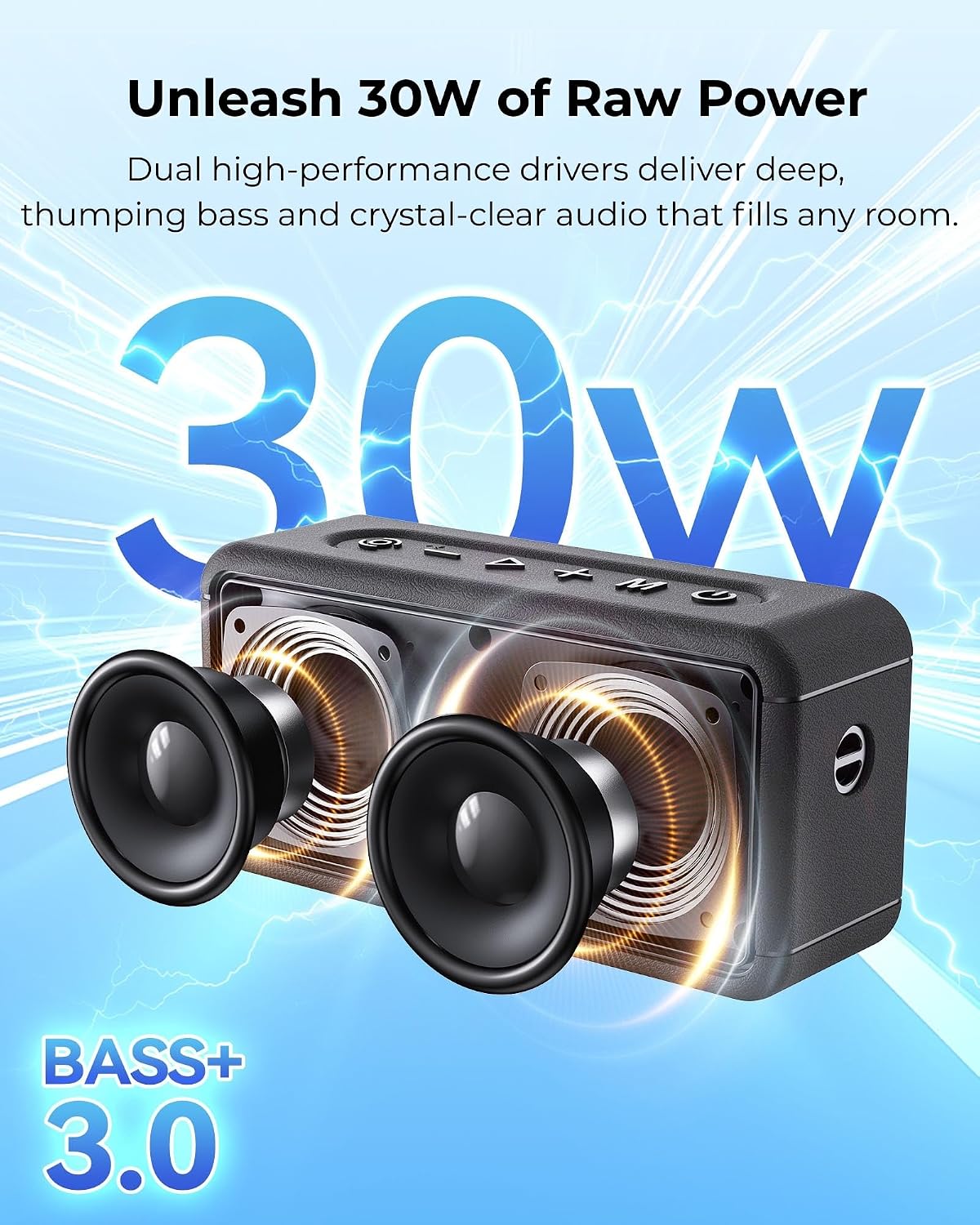 Detalle 2 de GB03 30W Bluetooth Speaker with DSP