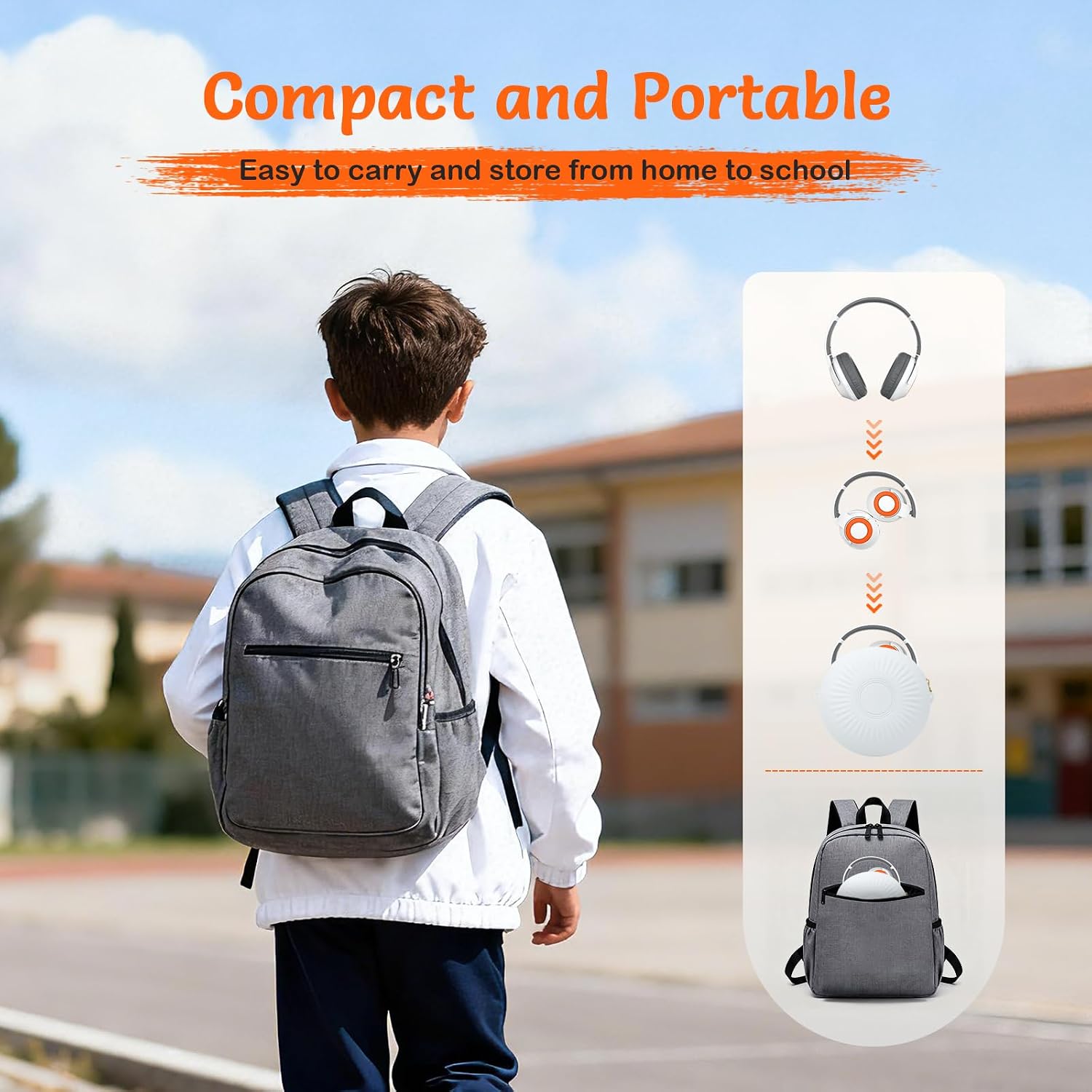 Thumbnail 4 de TONOSHARK Kids Wireless Headphones: Feather-Light Comfort, Long Playtime and Easy Portability