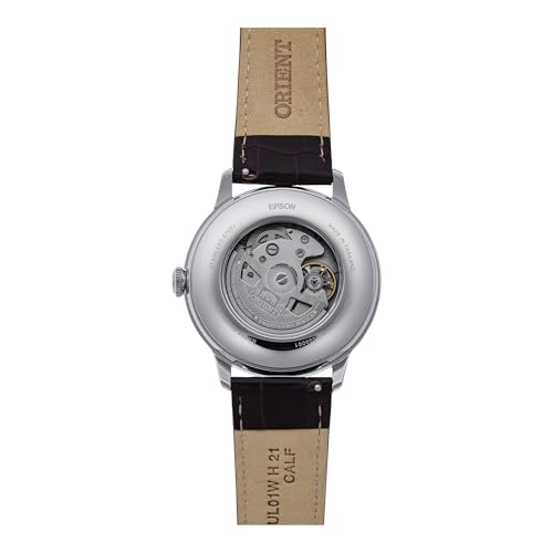 Detalle de Orient Classic Bambino Sun & Moon AK08: Orologio uomo automatico a carica manuale, stile Day & Night