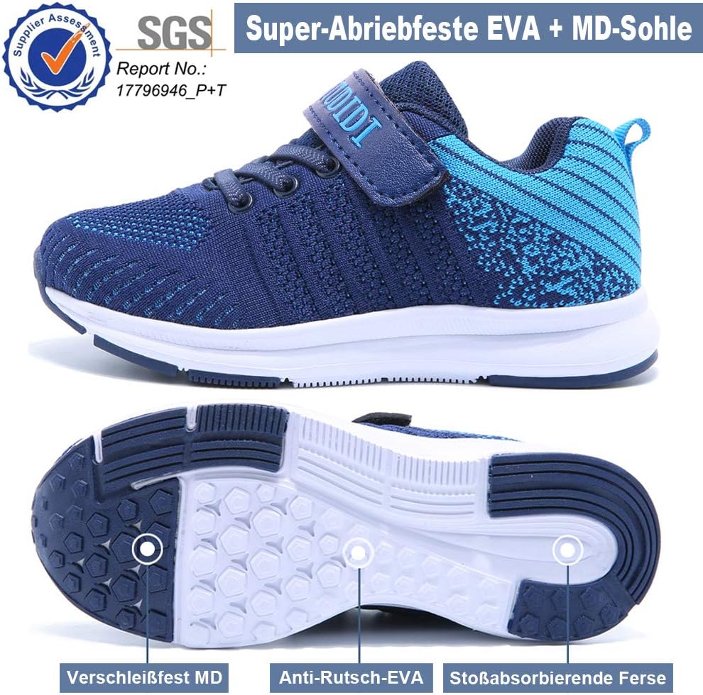 Thumbnail 3 de Mitudidi Kinder-Sneaker für Sport & Alltag: leichte, atmungsaktive Turnschuhe (Unisex)