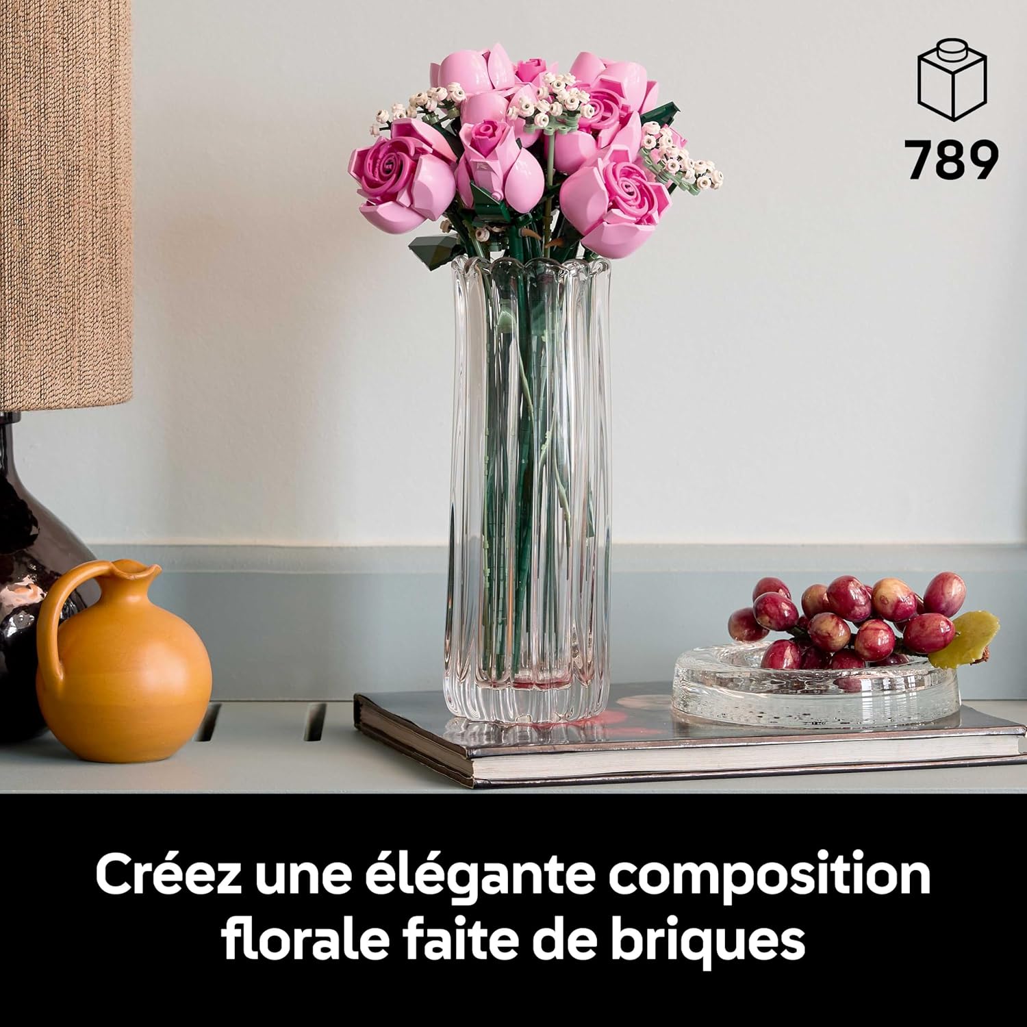 Detalle 2 de LEGO Botanicals Bouquet de Roses 10374 – Kit de construction pour adulte