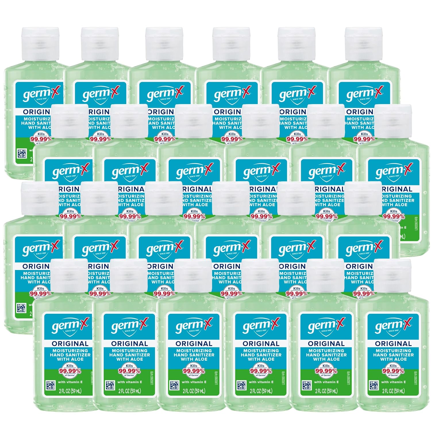 Detalle de Germ-X Original Hand Sanitizer Gel, 2 fl oz, Aloe & Vitamin E