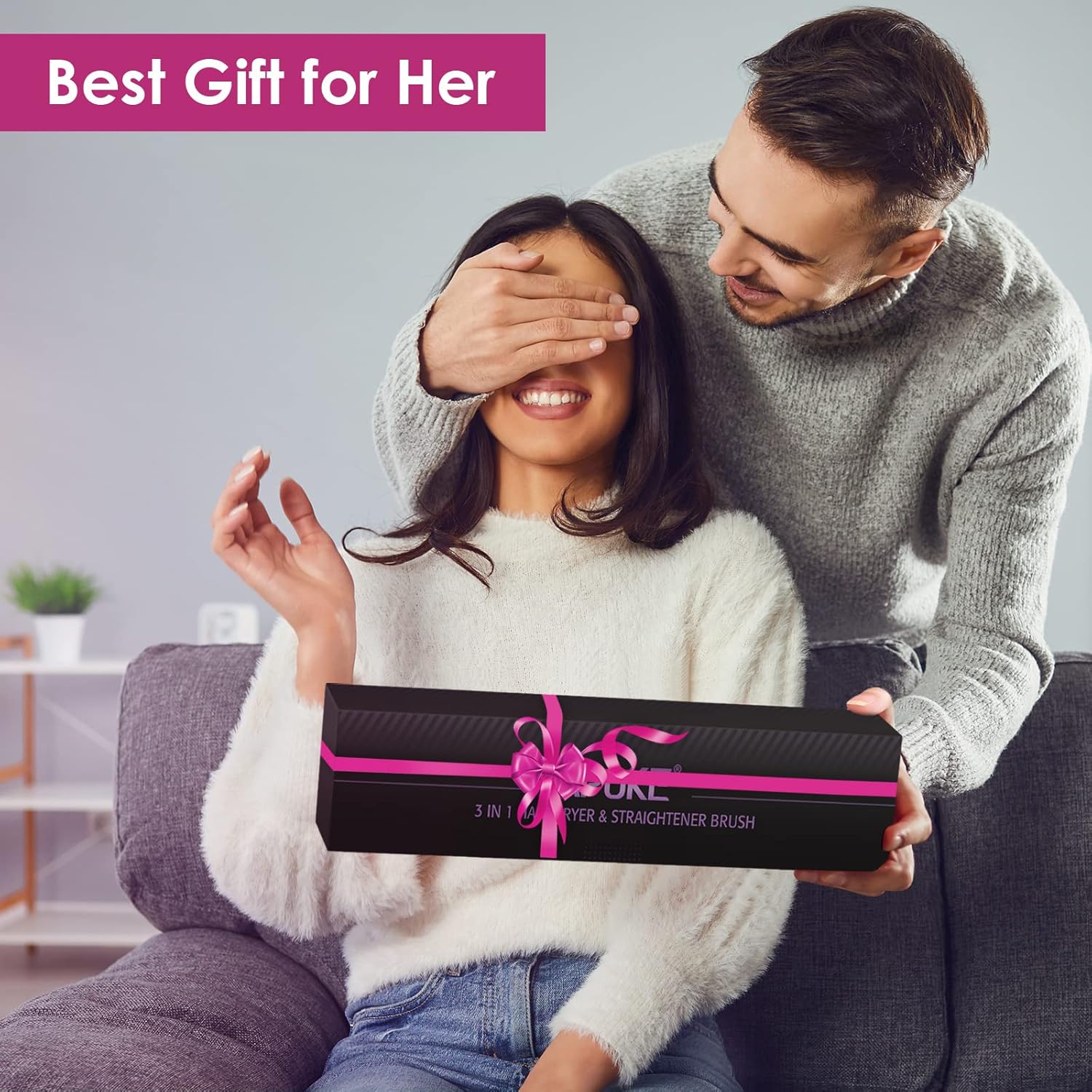 Thumbnail 5 de APOKE 3 in 1 Hair Dryer Brush Professional 1200W – One‑Step Styler for Fast Drying and Smoothing