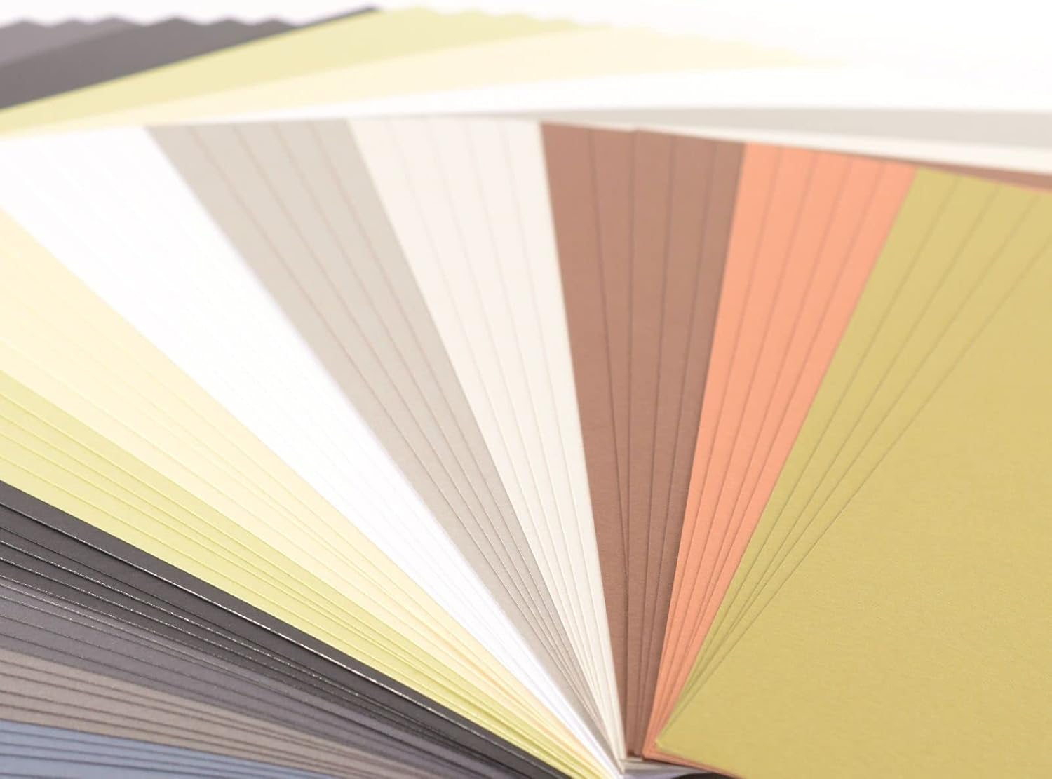 Detalle 2 de Florence Papier Cartonné Lisse 30,5 x 30,5 cm – Earth Tones, 216 g/m², 14 x 5 feuilles