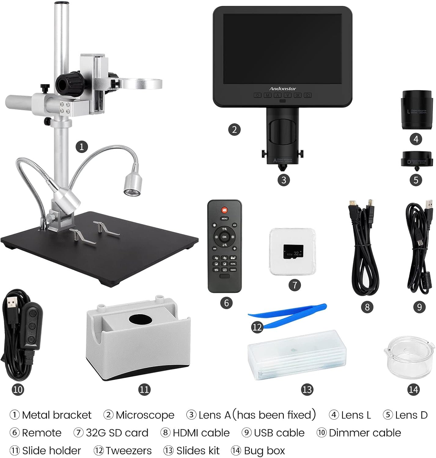 Thumbnail 6 de Andonstar AD246S-M digital microscope 2000x 🔬