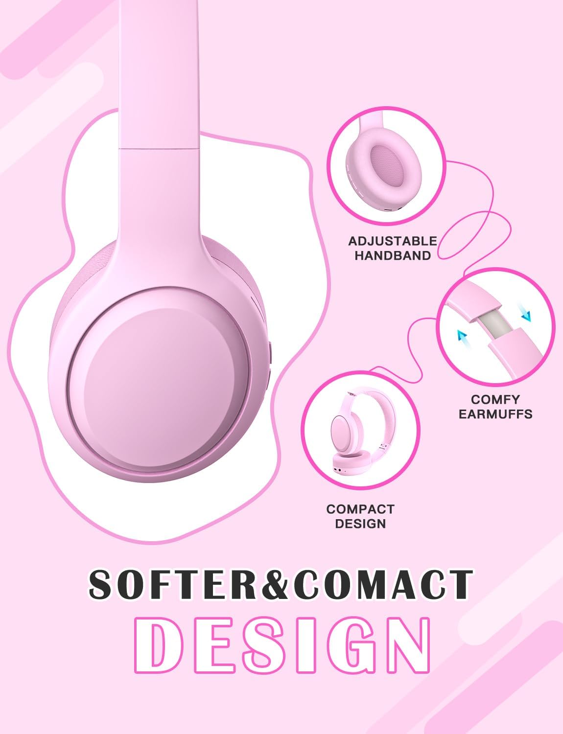 Thumbnail 1 de YOYOTUNE Kids Bluetooth Headphones