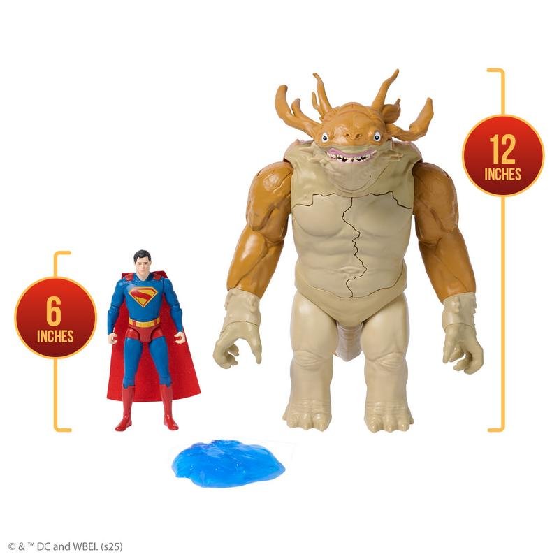 Detalle de Figura de acción Spin Master Superman Kaiju Slime Battle set (2 figuras)