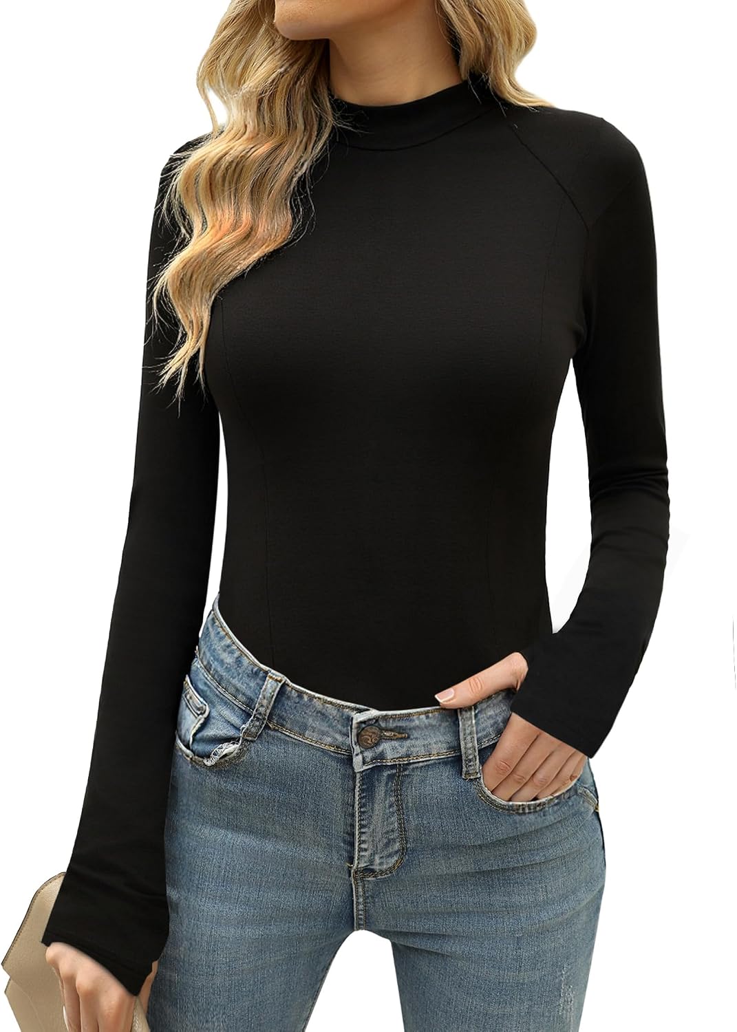 Thumbnail 6 de Maglia termica donna Dolcevita slim fit S-XXL