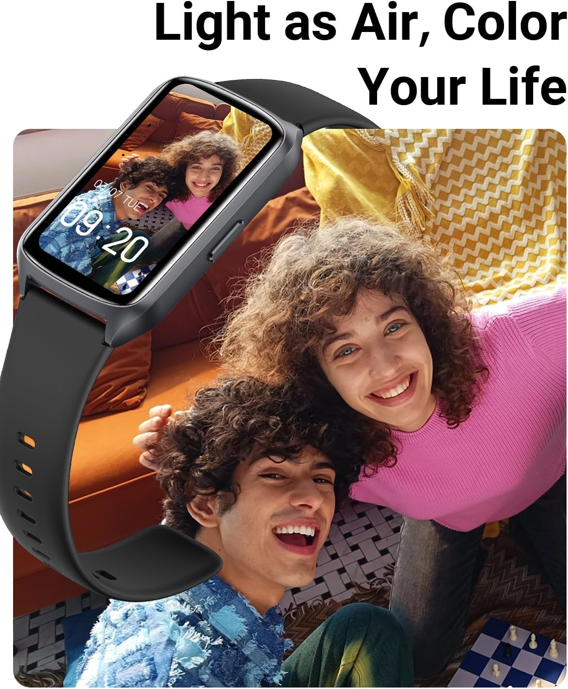 Thumbnail 6 de Amzhero Health Fitness Tracker with 24/7 Heart Rate and 5ATM Waterproof