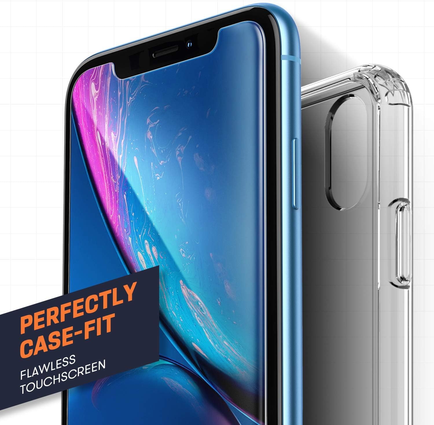 Thumbnail 4 de Mkeke Screen Protector 3-Pack for iPhone 11/XR