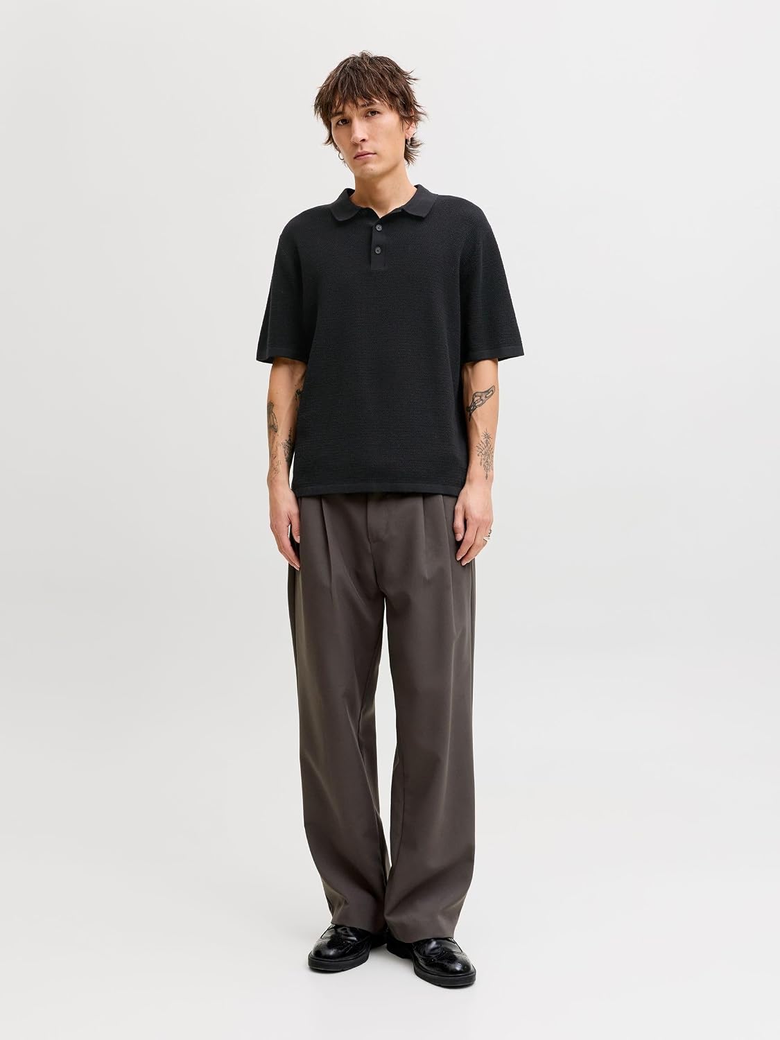 Detalle 2 de JACK & JONES Jjegeorge Knit Polo SS Sn Homme