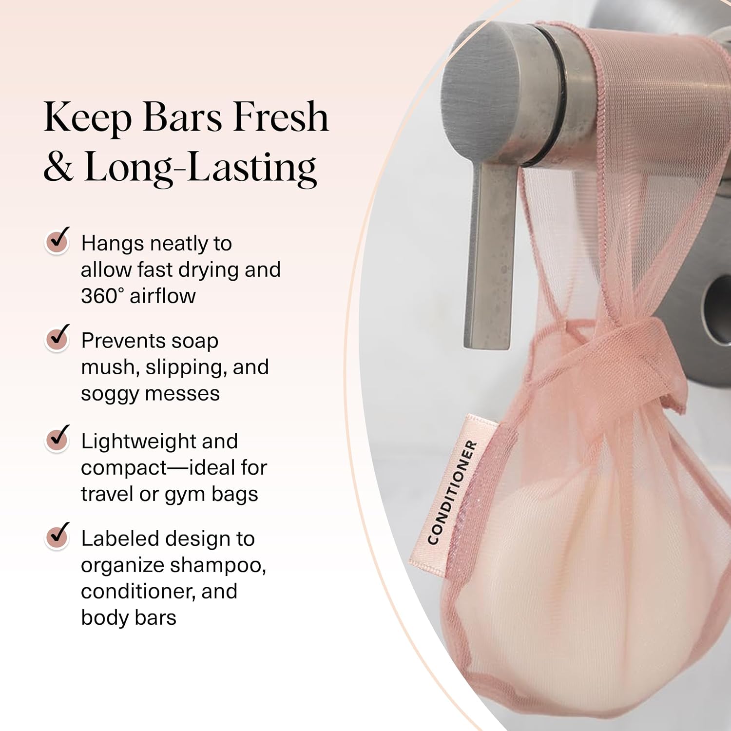 Detalle de Kitsch Soap Saver Bag
