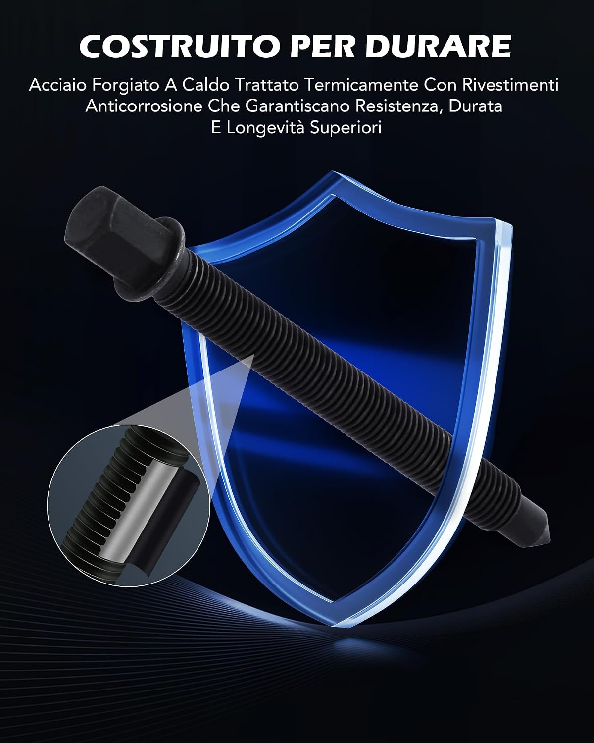 Thumbnail 6 de Orion Motor Tech: Estrattori per Ingranaggi a 3 Ganasce 75/100/150 mm – Set universale per cuscinetti, pulegge e volano