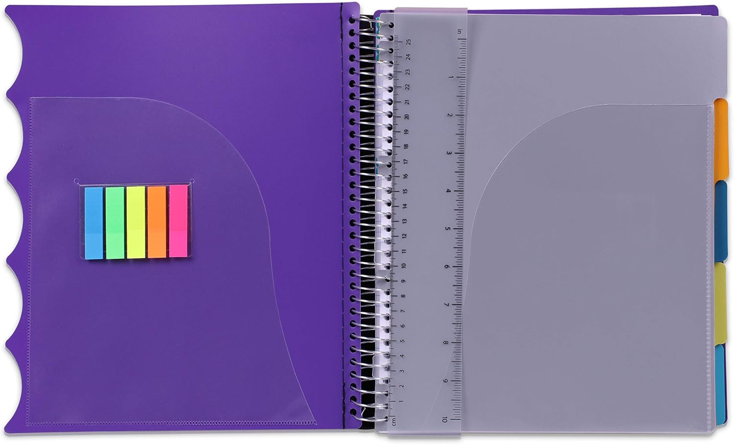 Detalle de Mintra Office Spiral Notebook, 5-Subject