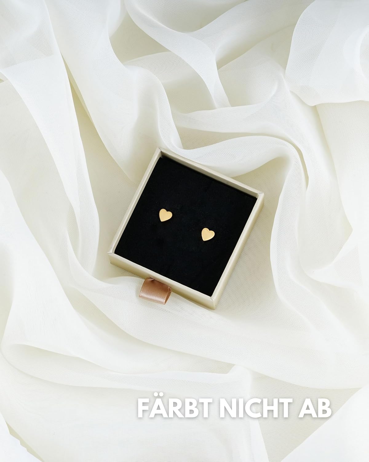 Thumbnail 2 de GD GOOD.designs Ohrstecker Herz für Damen – inklusive Geschenkbox, Herzen Ohrringe