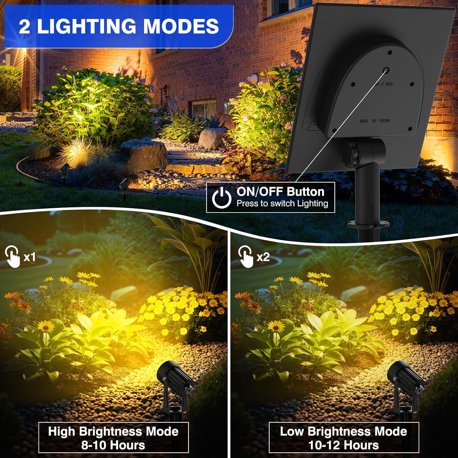 Detalle de T-SUNUS Solar Spot Lights 2 W IP65