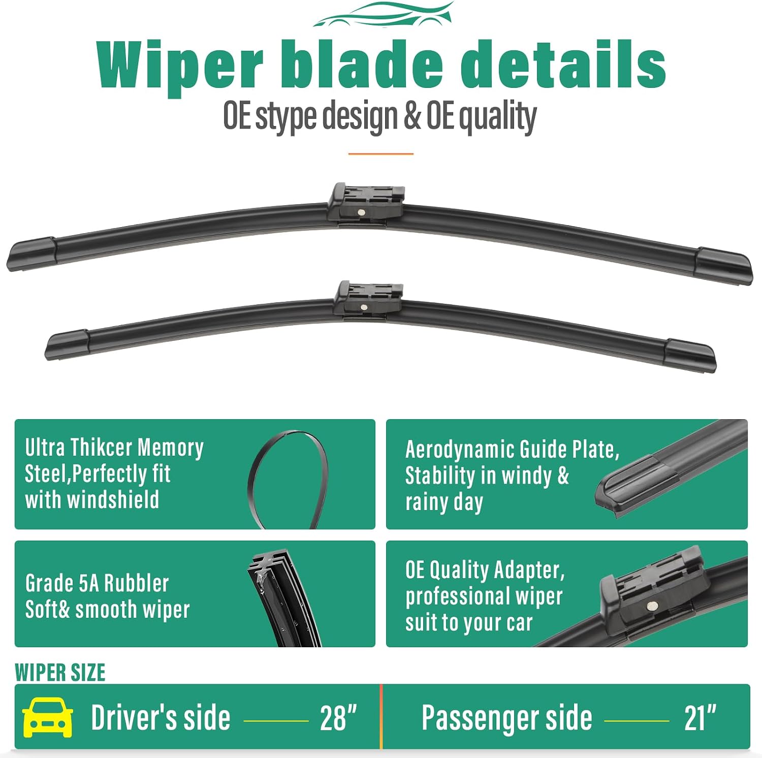 Thumbnail 2 de Ford Transit 28in 21in Wiper Blades Replacement