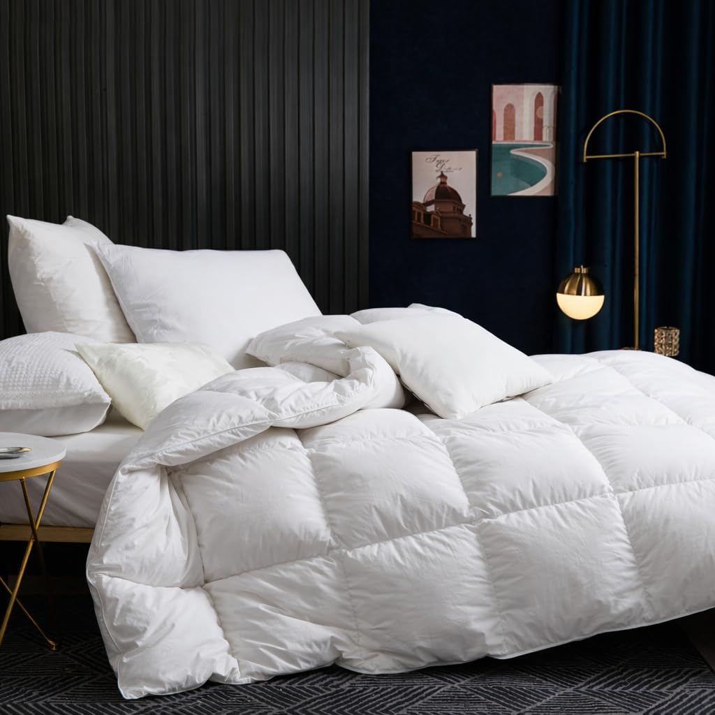 Detalle de BedFabtasy Luxury King Size 9 Tog Goose Feather & Down Duvet (600TC cotton cover) — all-season warmth
