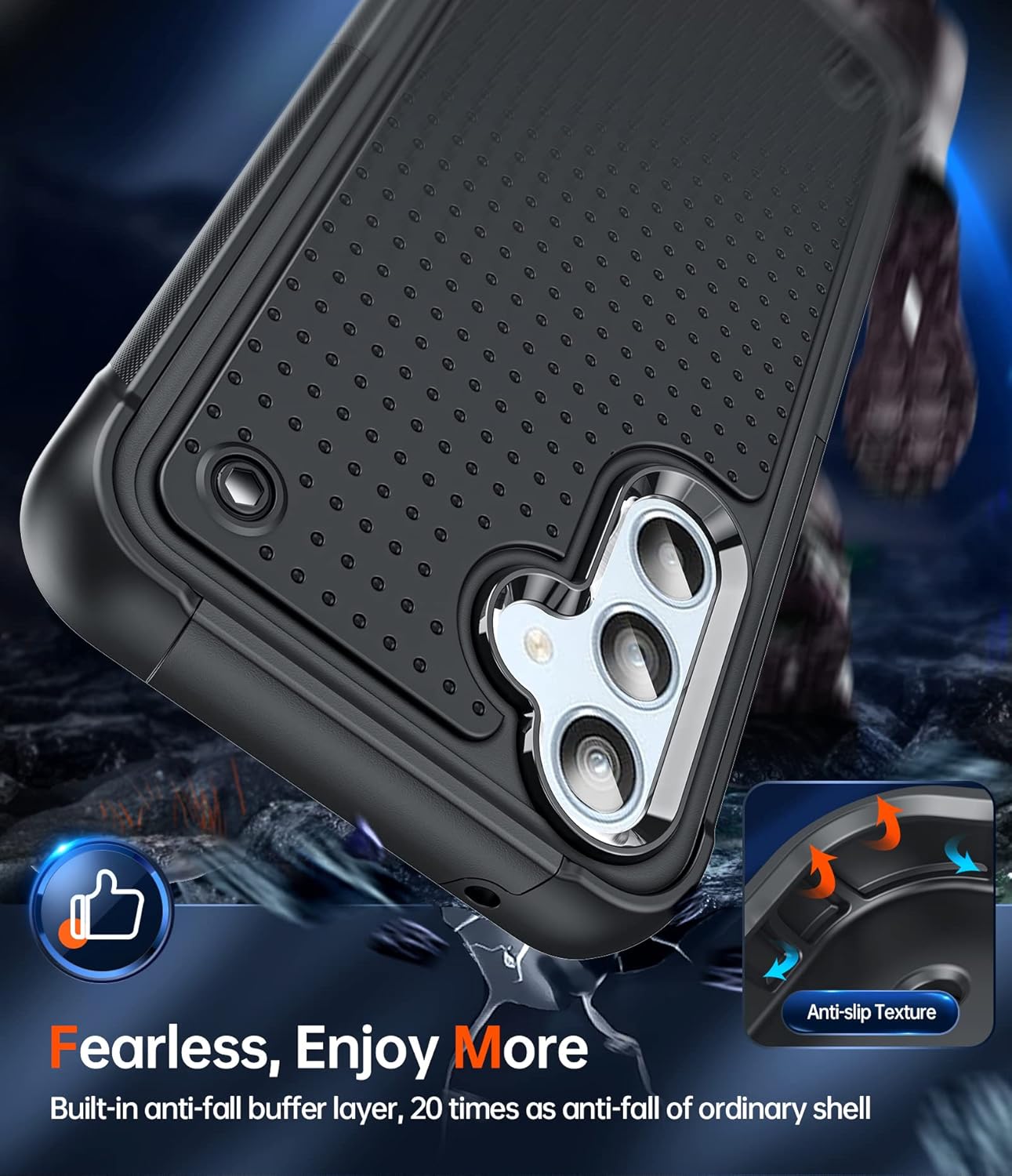 Thumbnail 3 de LeYi Armour Case for Galaxy A54 5G