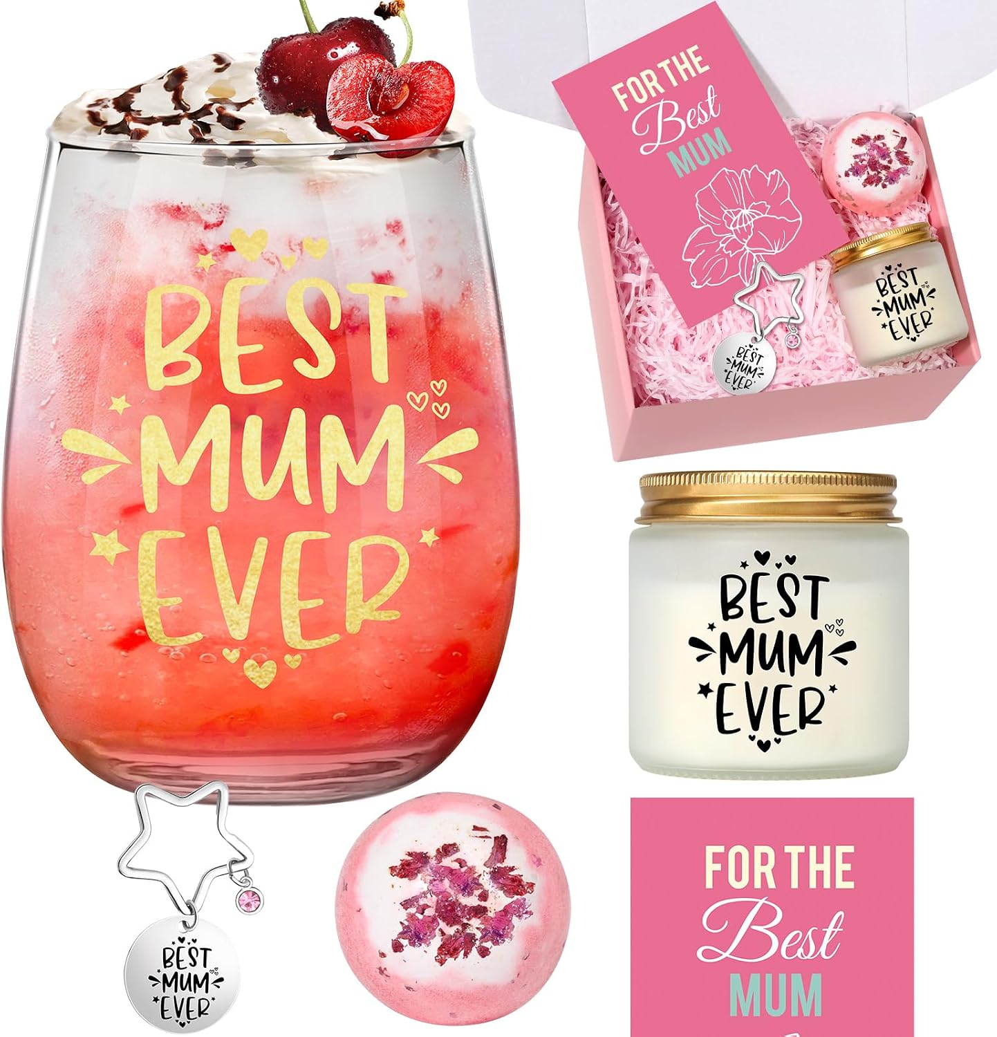 Detalle 1 de Tecanne Mothers Day Gifts 16oz Glass