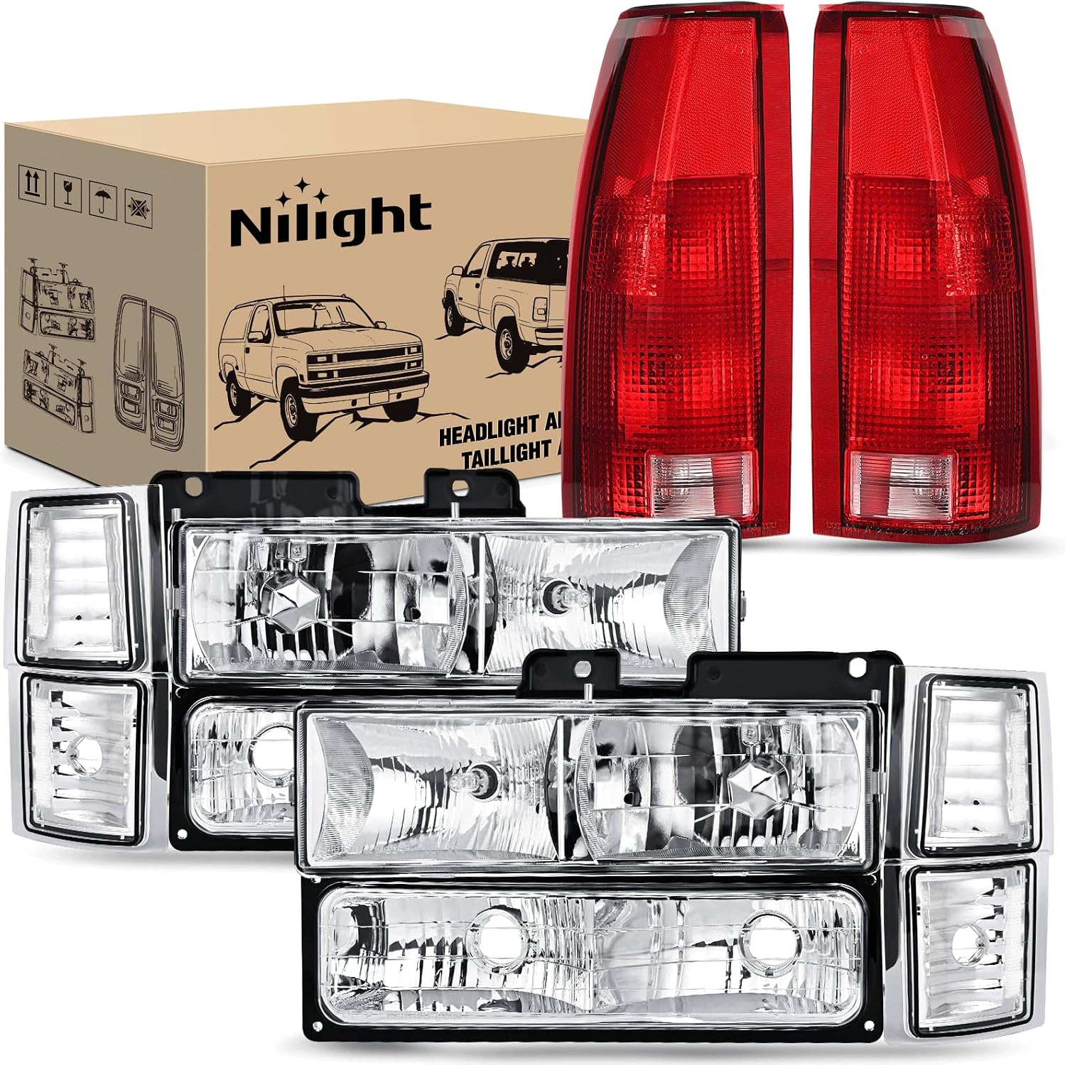 Detalle de Nilight headlight taillight combo 1994-1998