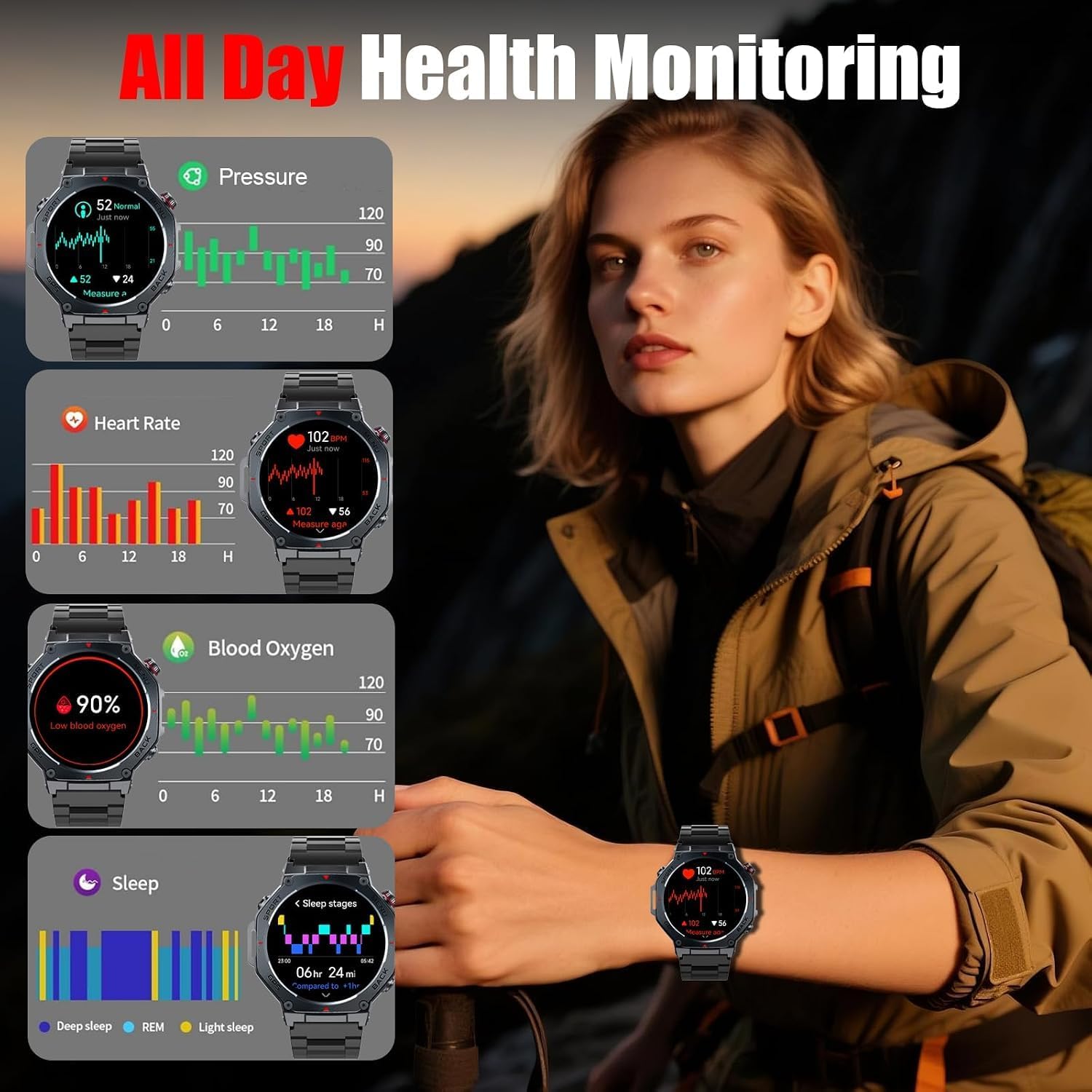 Thumbnail 4 de 2026 Smartwatch Uomo GPS: robusto, affidabile e con chiamate Bluetooth