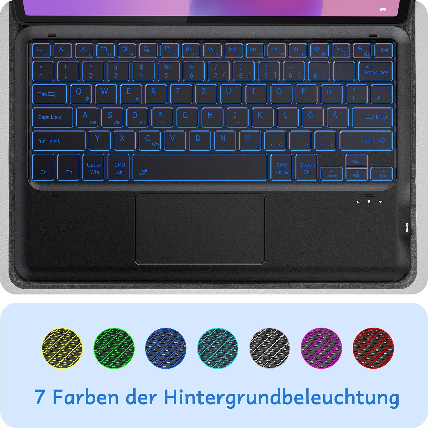 Thumbnail 2 de CACOE Tastatur Hülle Lenovo Idea Tab Pro 12.7
