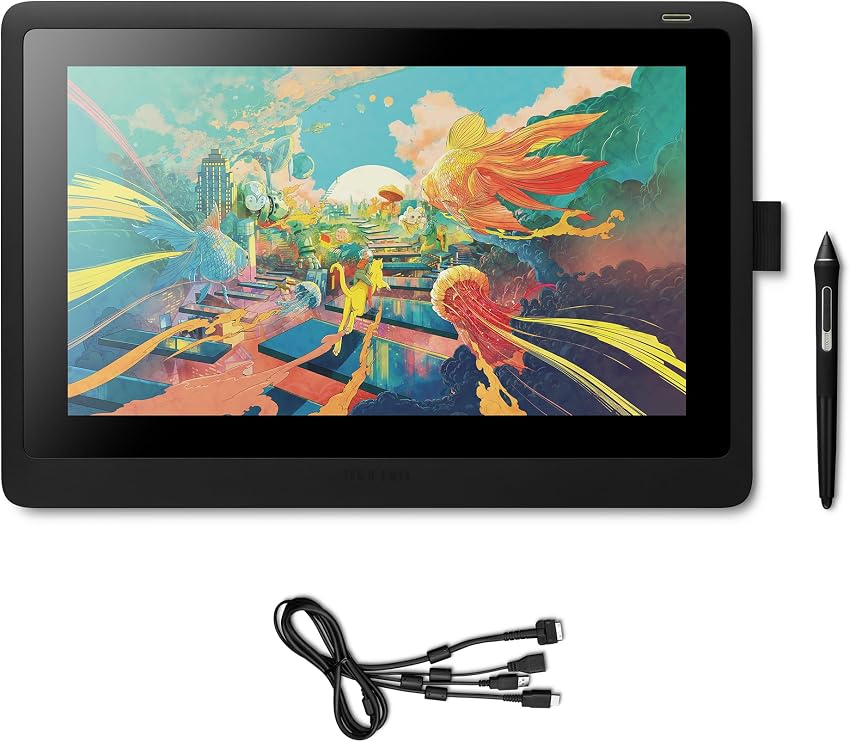 Detalle de Wacom Cintiq 16 Monitor interactivo 16" para dibujo