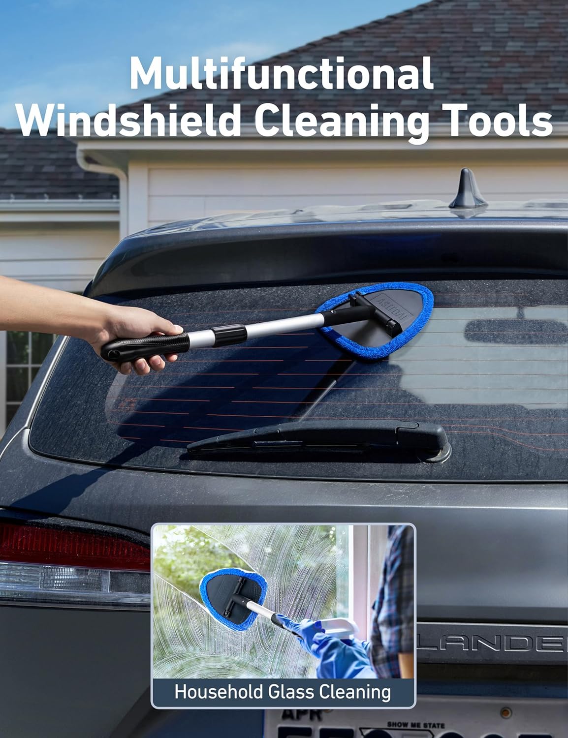 Thumbnail 6 de AstroAI Windshield Cleaner with 4 Microfiber Pads