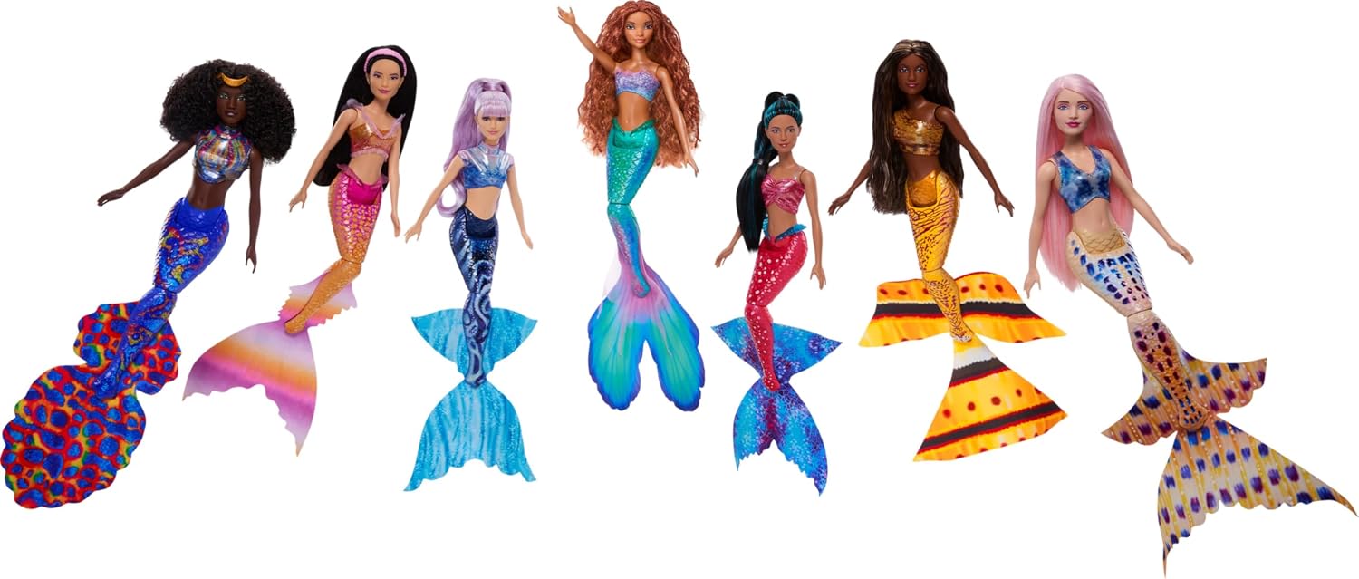 Thumbnail 4 de Mattel HPT16 Coffret 7 poupées