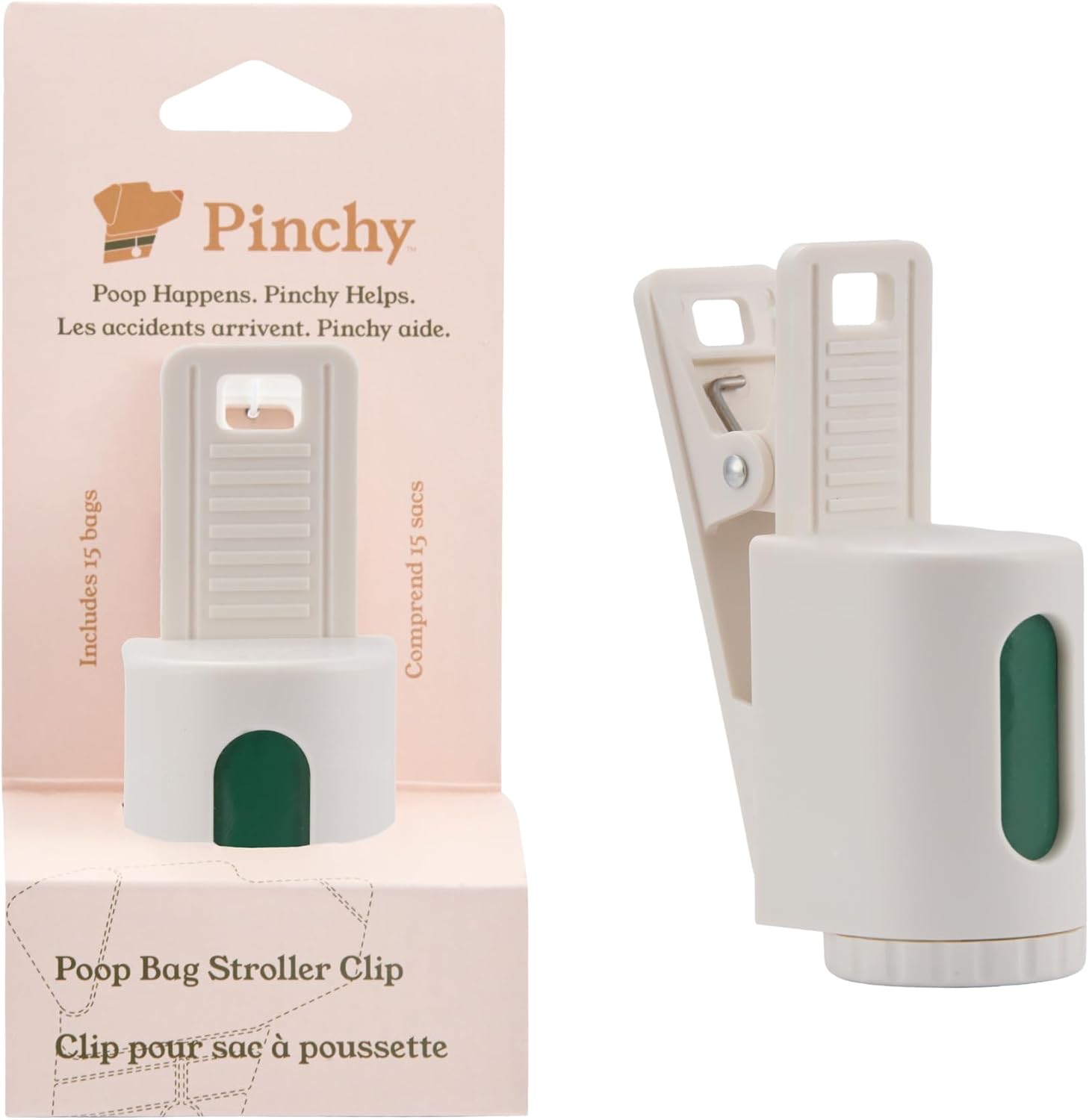 Detalle de Pinchy Dog Waste Bag Holder for Strollers