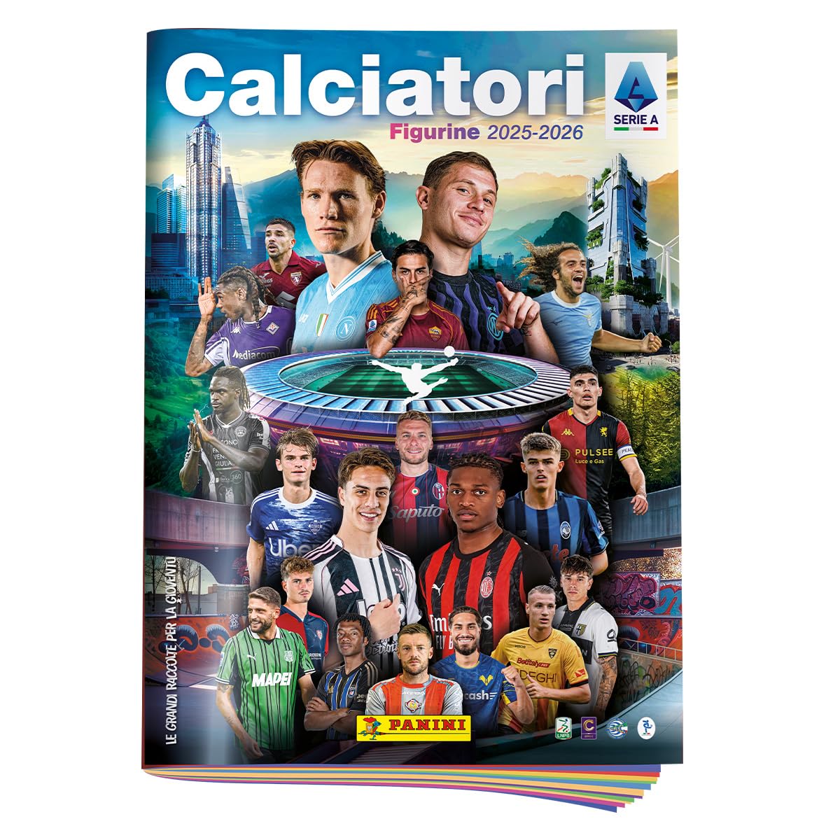 Detalle de Panini Calciatori 2025-2026 Special Pack – album och 27 paket