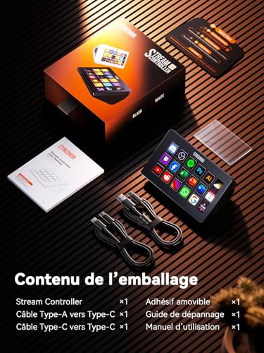 Thumbnail 6 de STREONOR Stream Controller Standard S15 avec 15 Touches et Barre Info — polyvalent et personnalisable